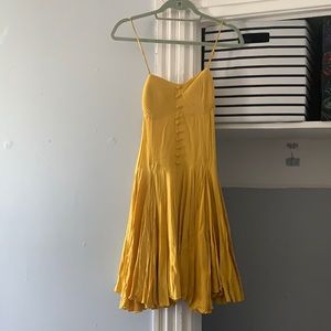 YA Los Angeles Yellow Dress sz Medium
